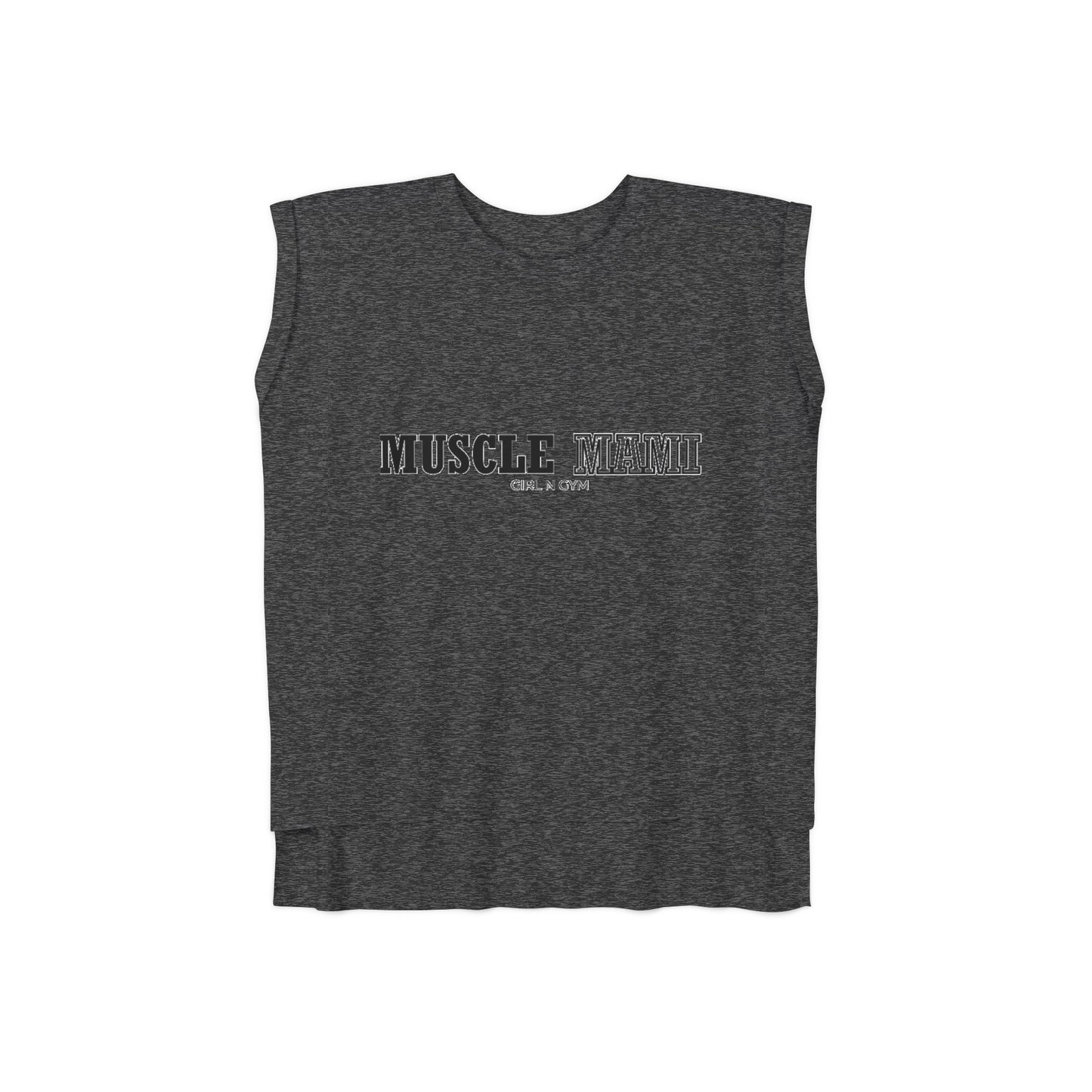 Women’s Flowy Rolled Cuffs Muscle Tee