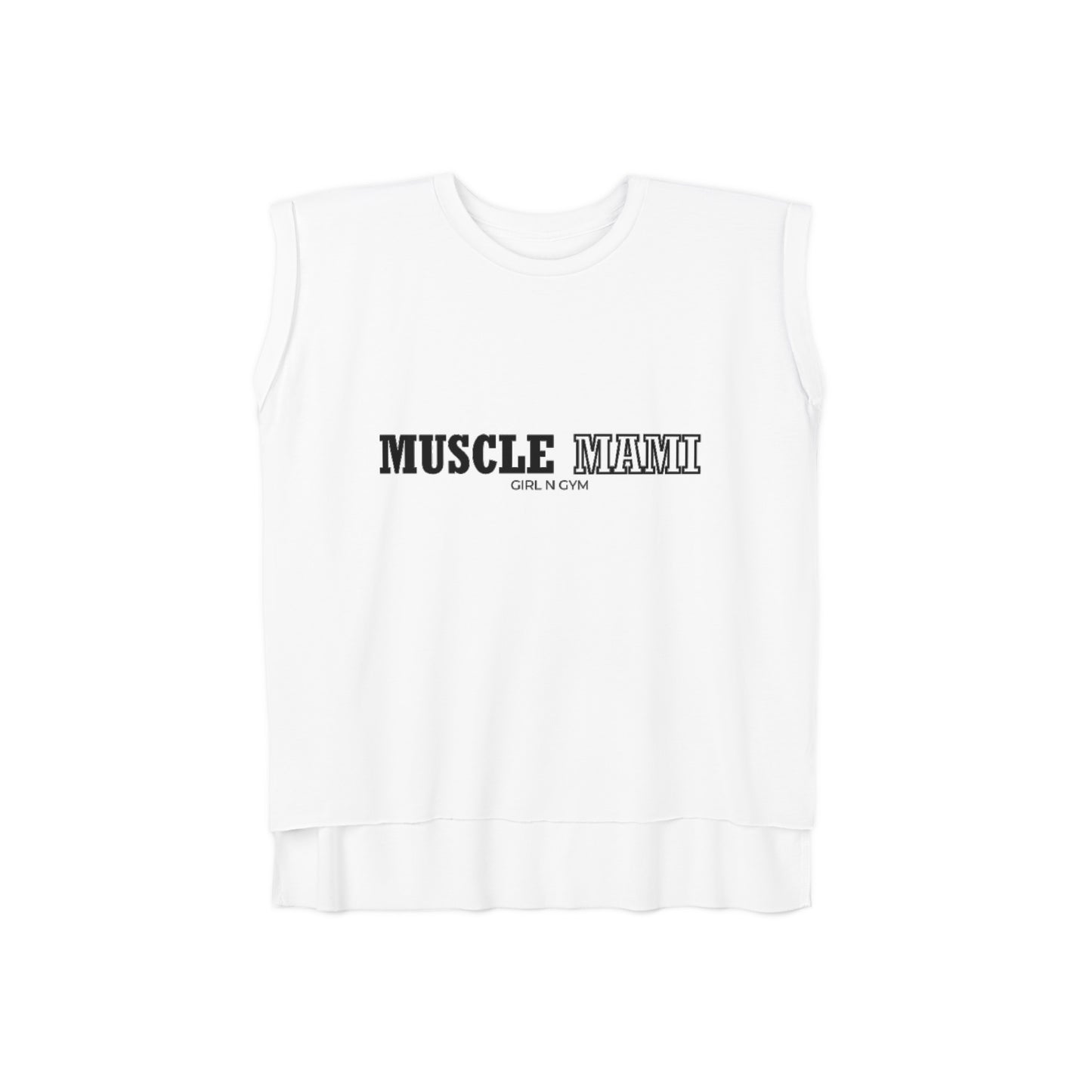 Women’s Flowy Rolled Cuffs Muscle Tee