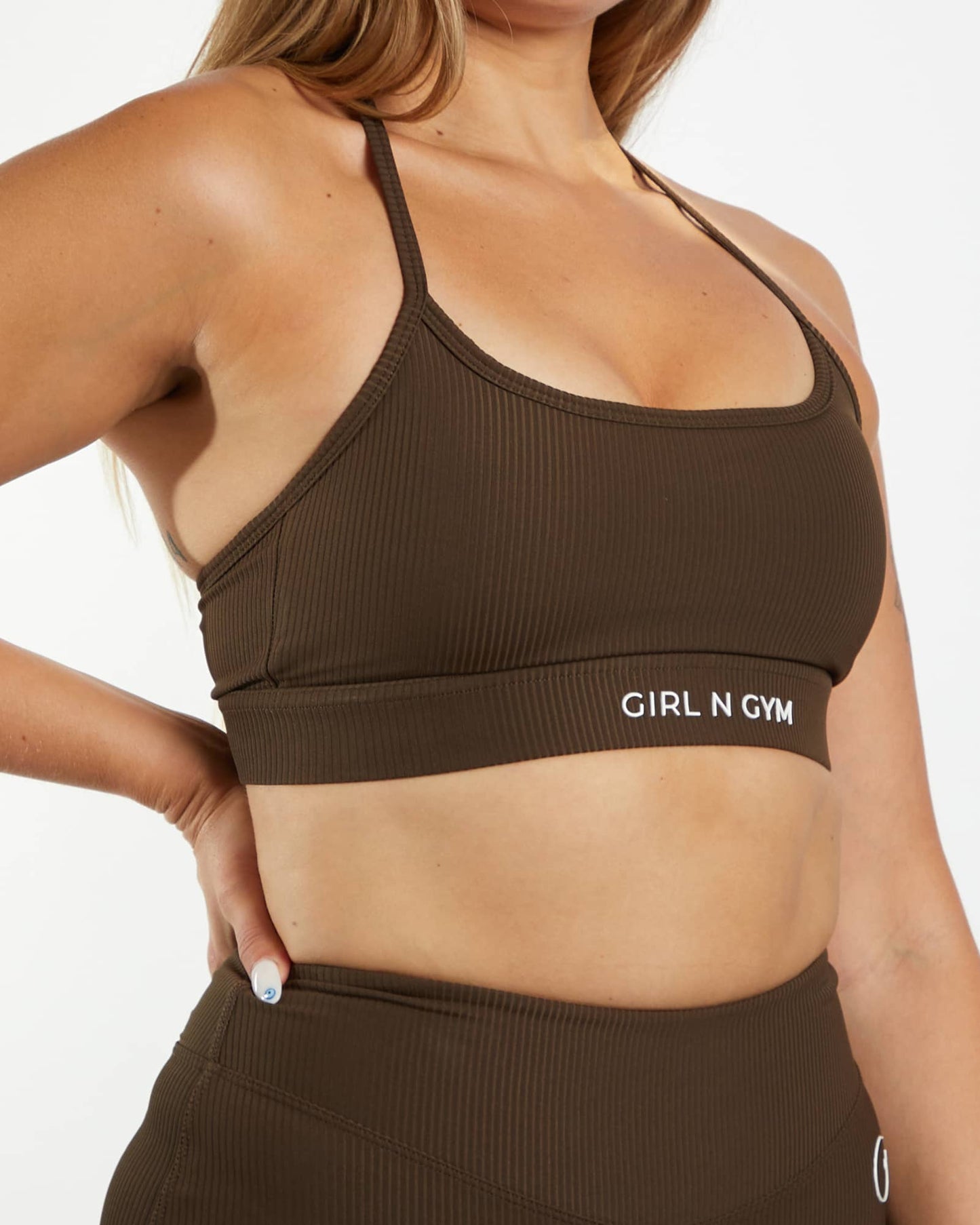 Flare Ribbed Sports Bra