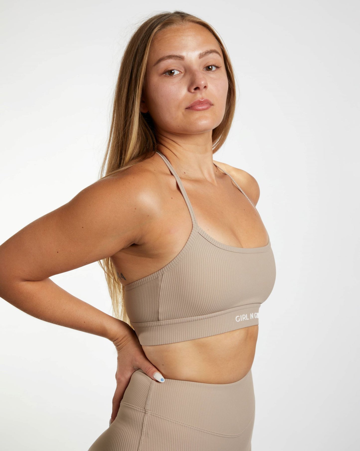 Flare Ribbed Sports Bra